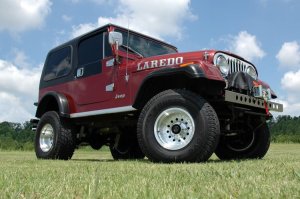 Jeep CJ5 Suspension Lift Kit - Front + Rear - Rough Country - 4 Inch Lift Kit - '76-'83